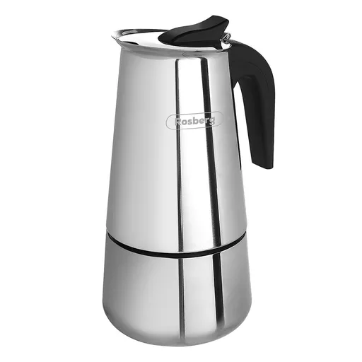 Cafetiera moka Rosberg R51173F9, 9 cesti, Inox