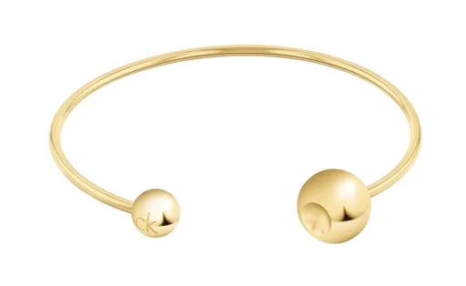 Calvin Klein Brățară modernă solidă deschisă Sculptural Bubbles 35000787