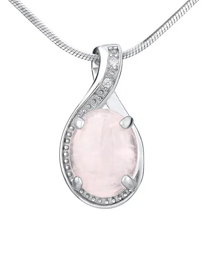 Silvego Pandantiv din argint cu cuarț natural JST14810RU