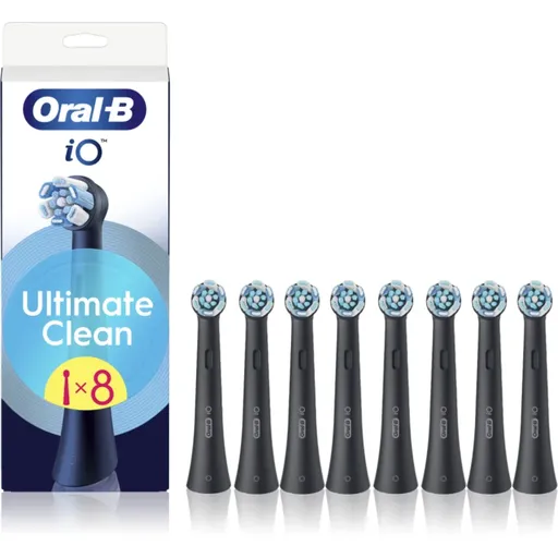 Oral-B iO Ultimate Clean capete de schimb pentru periuta de dinti Black 8 buc