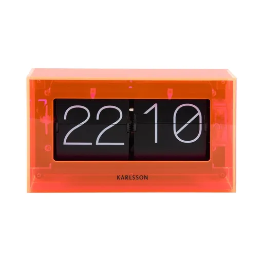 Karlsson 5976OR ceas de perete/masă rabatabil, portocaliu, 21 cm, portocaliu