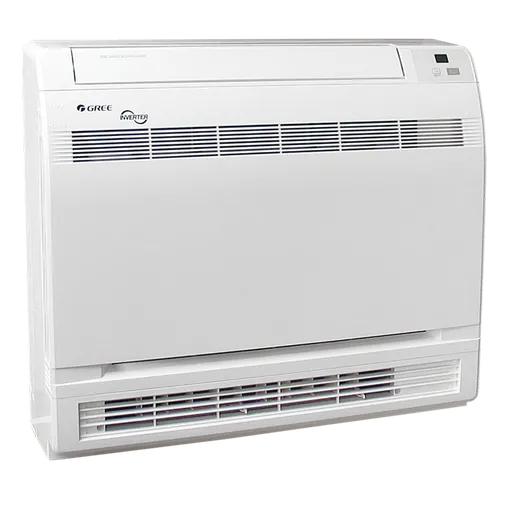 Aparat de aer conditionat inverter pentru podea Gree GEH18AAXF-K6DNA1A, 18000 BTU, 34 m², A+/A, Wi-Fi, R-32, Alb