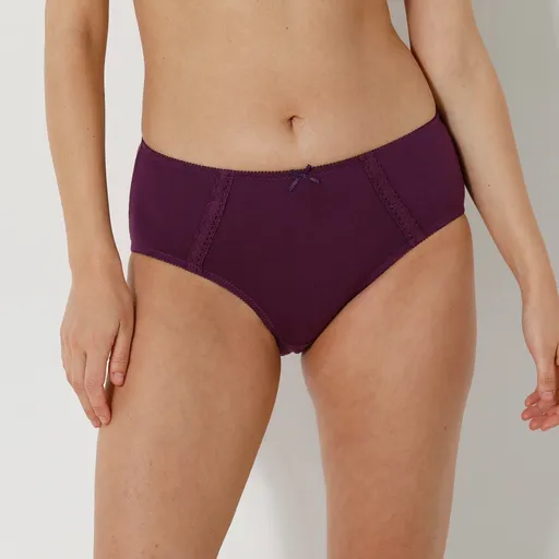 Set de 2 chiloți maxi din bumbac cu aplicații