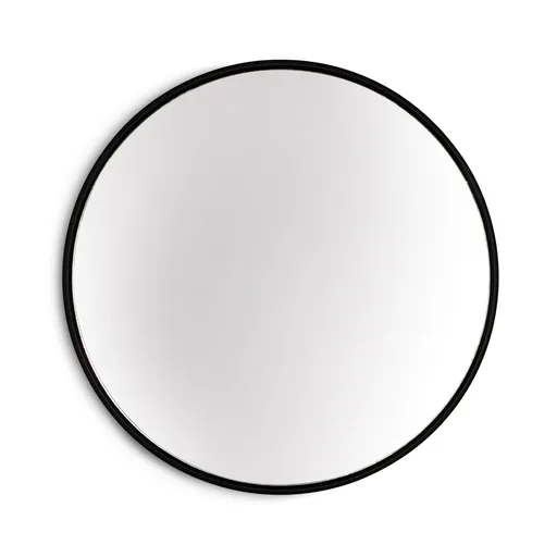 Casa Chic Fournier Oglindă de perete cu ramă metalică rotundă 58,8 x 58,8 cm