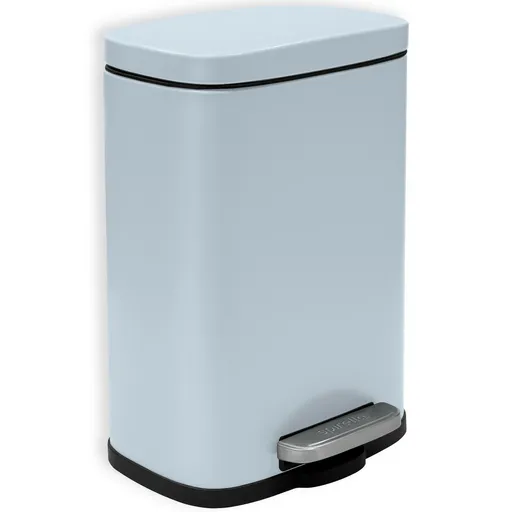 Spirella coș de gunoi cu pedală Akira 5 l,albastru mat gheață, albastru