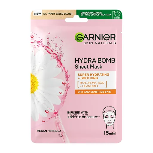Garnier Mască pentru fată Moisture + Comfort (Sheet Mask) 28 g