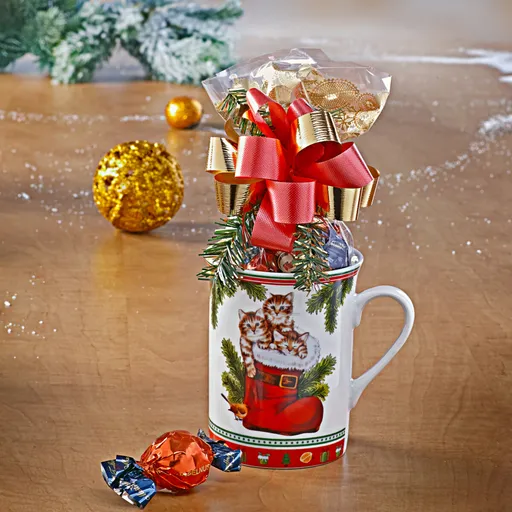 1 cană de cafea "Pisicuțe de Crăciun"