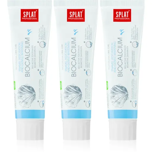 Splat Professional Biocalcium pasta de dinti bio-activa pentru refacerea smaltului si albirea sigura