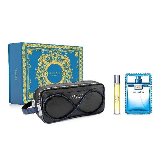 Versace Eau Fraiche Man - EDT 100 ml + EDT 10 ml + geantă cosmetică
