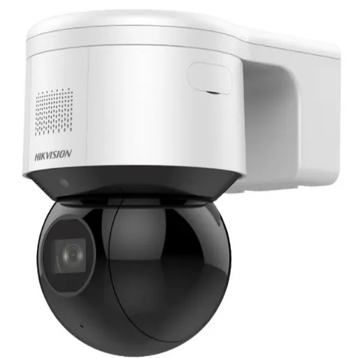 Camera IP wireless PTZ ColorVu AcuSense Hikvision DS-2DE3A400BW-DE/W(T5), 4MP, lentila 4mm, lumina 30m, microfon, difuzor, PoE, IP66