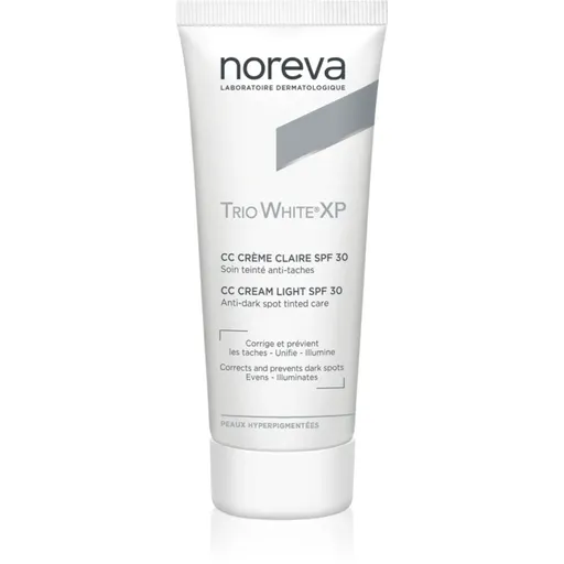 Noreva Trio White XP CC Cream Light SPF 30 Crema CC pentru un ten uniform SPF 30 40 ml