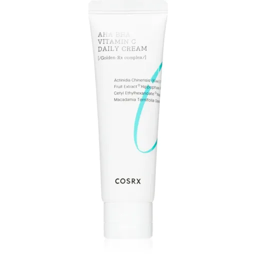 Cosrx AHA/BHA Vitamin C Daily Cream cremă pentru netezirea și strălucirea pielii cu efect de exfoliere 50 ml