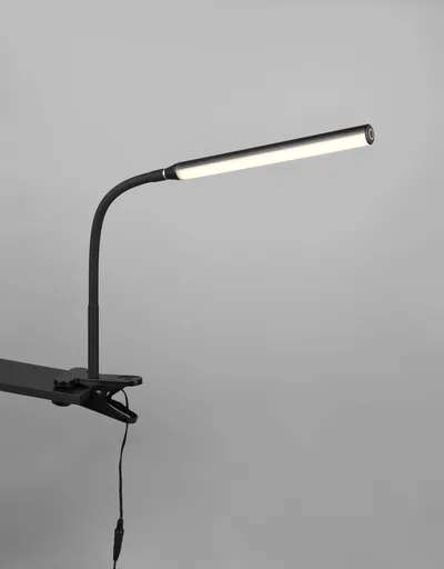 Lampa de masa Nevada, RL, 35x0.8x38 cm, 5W, 1x SMD, plastic, negru mat