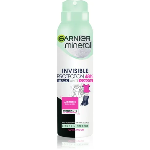 Garnier Mineral Black White Color spray anti-perspirant 150 ml