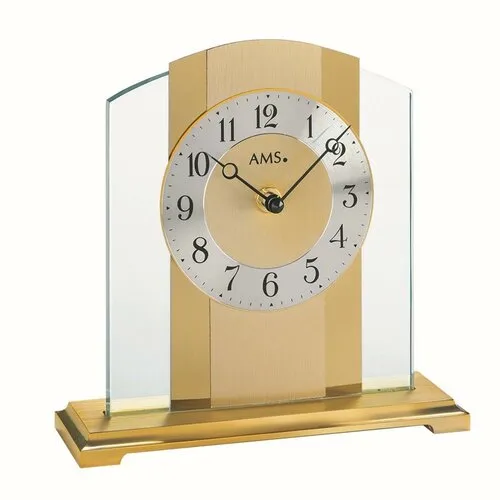 Ceas de masă AMS 1119 , 20 cm, auriu