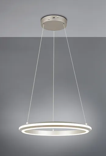 Lustra Amador, TRIO, 45x150 cm, 34W, 1x SMD, metal, nichel mat