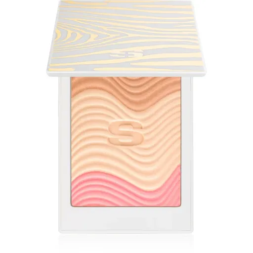 Sisley Phyto-Touche Sun Glow Powder blush cu pensula culoare Pêche Dorée 11 g