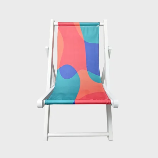 Sezlong Color Fiesta, Homla, 42x58.5x52.5 cm, lemn/poliester, multicolor