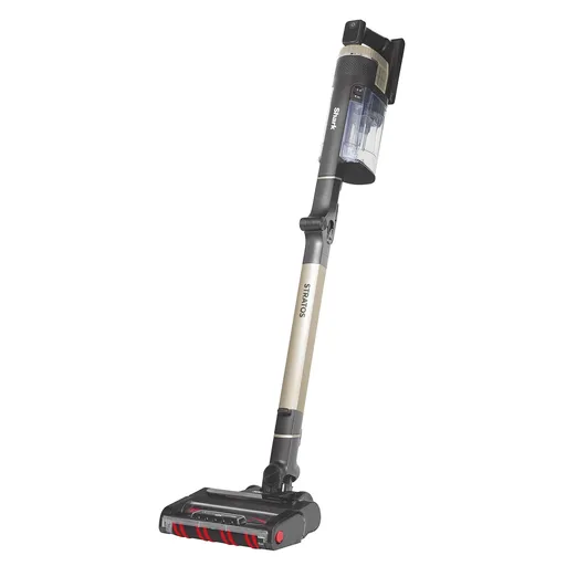 Aspirator vertical Shark Stratos True Pet Flexology IZ400EUT, 309W, 0.7L, 60 min autonomie, Clean Sense IQ, Pet Pro, LED, Powerfins, Gri inchis/Crem