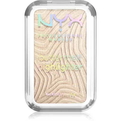 NYX Professional Makeup Buttermelt Highlighter iluminator culoare bright