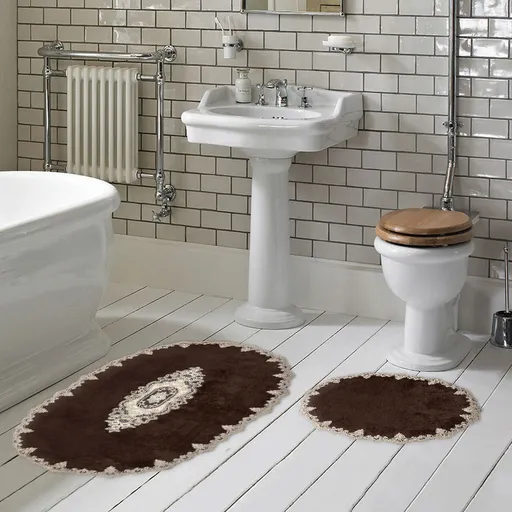 Set covorase de baie, L'essentiel Maison, Selonya Oval, Maro