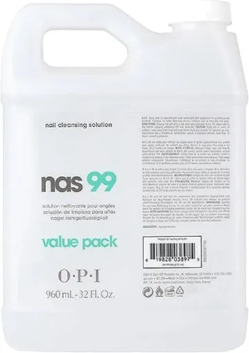 OPI Soluție de curățare pentru manichiură NAS 99 (Nail Cleansing Solution) 960 ml