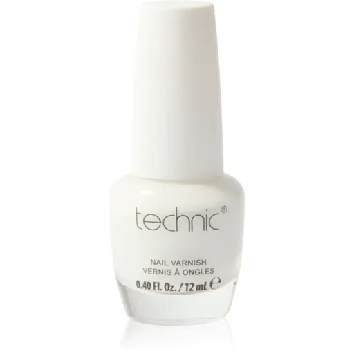 Technic Cosmetics Nail Varnish lac de unghii cu uscare rapida culoare White 12 ml