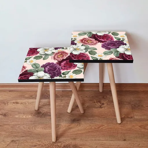 Set masute 2 piese, Hanah Home, 2Shp174, Multicolor