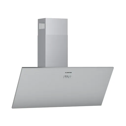 Klarstein Silver Lining 90, hotă, 90 cm, 568 m³ / h, clasa de eficiență energetică A, oțel inoxidabil