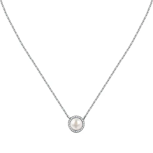 Morellato Colier elegant din argint cu perlă Perla SAER49