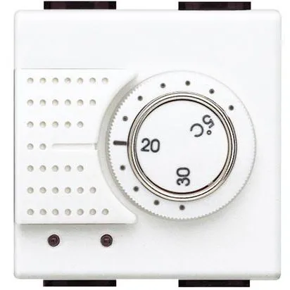 Termostat 230V 2 module Living Light Bticino N4441, alb