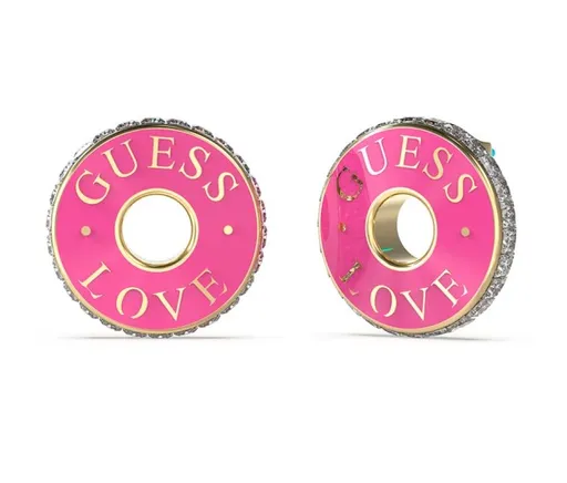 Guess Cercei originali placați cu aur Love Guess JUBE04084JWYGFCT/U