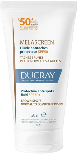 Ducray Fluid de protecție împotriva petelor pigmentare SPF 50+ Melascreen (Protective Anti-Spots Fluid) 50 ml