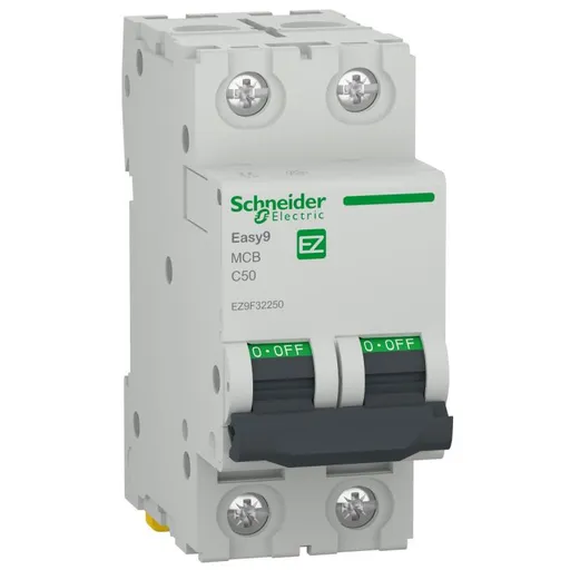 Siguranta automata Easy9 2P 50A 4500A curba C Schneider EZ9F32250