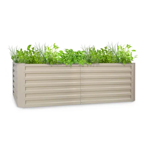 Blumfeldt High Grow Straight, ghiveci ridicat, 200 x 60 x 100 cm, 1200 l, oțel