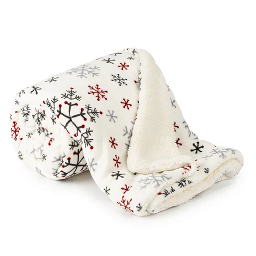 Pătură din blăniță 4Home Snowflakes, 150 x 200 cm