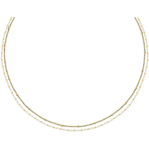 La Petite Story Colier dublu placat cu aur Friendship LPS10ARR11