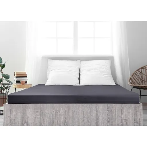 Cearșaf de pat jersey 4Home  Ideal antracit , 100 x 200 cm, antracit, 100 x 200 cm