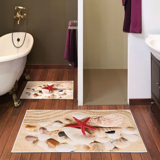 Set covorase de baie, L'essentiel Maison, Kt414, Multicolor