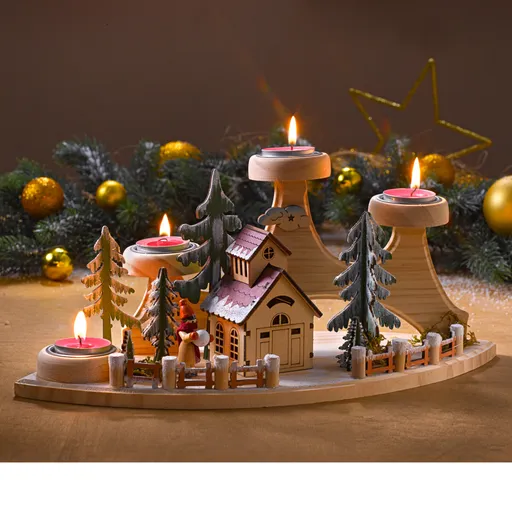 Decorațiune de Crăciun "Biserica satului"