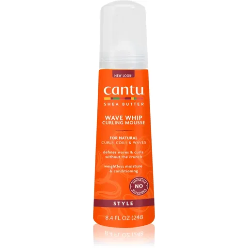 CANTU Shea Butter Curling Mousse spumă de styling pentru păr creț 248 ml