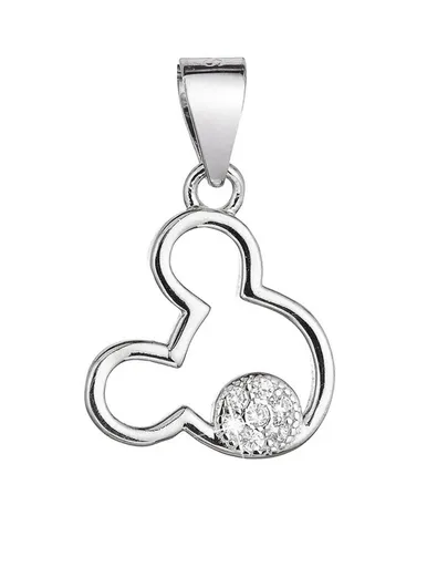Evolution Group - Pavona Pandantiv argintiu Mickey Mouse cu zirconi 14012.1