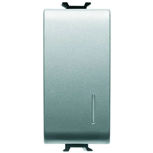 Intrerupator cu revenire cu led 1 modul Gewiss Chorus GW14132, titan