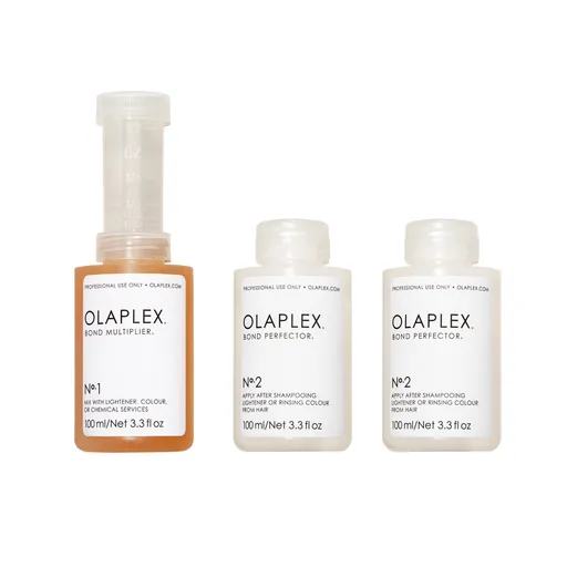 Olaplex Set pentru păr vopsit sau tratat chimic (Traveling Stylist Kit) 3 x 100 ml