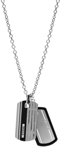 Fossil Colier pentru bărbați cu plăcuțe JF00494998