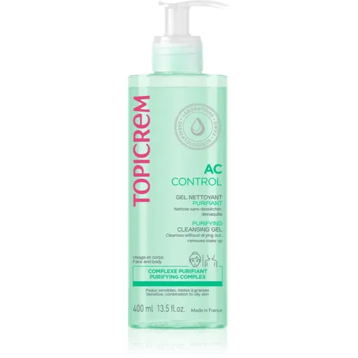 Topicrem AC Purifying Cleansing Gel gel de curatare pentru ten sensibil 400 ml