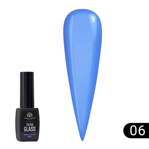 Oja semipermanenta cu efect de vitraliu Global Fashion 8ml, Tinted Glass 06
