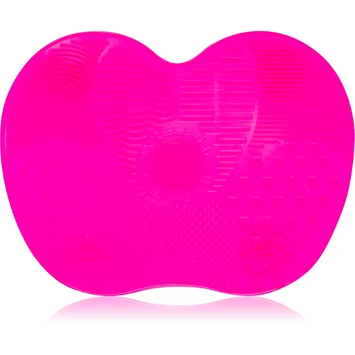 Lash Brow Silicone Make-up Brush Wash Matte Pink suport pentru curățarea pensulelor mărime S 1 buc