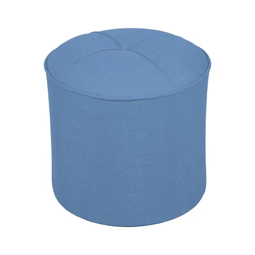 Taburet, Atelier del Sofa, 558ZEN1358, Lemn de brad, Albastru