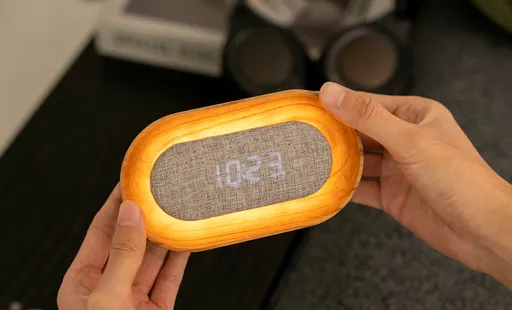 Ceas deșteptător Lumos, variante multiple - Gingko Variantă: oval, frasin